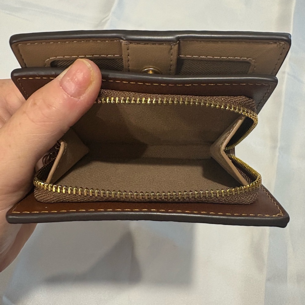 Coach snap wallet tan signature canvas - Picture 6 of 6